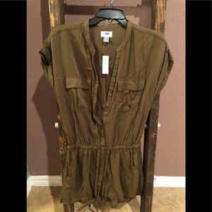 Old Navy Army Green / Olive Romper